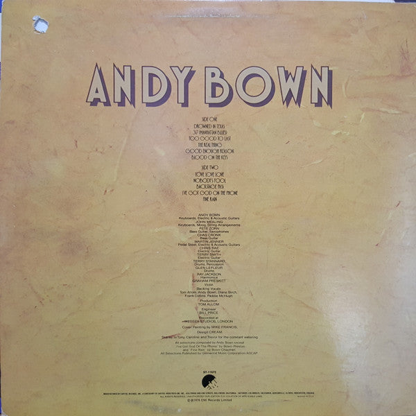 Andy Bown - Come Back Romance, All Is Forgiven