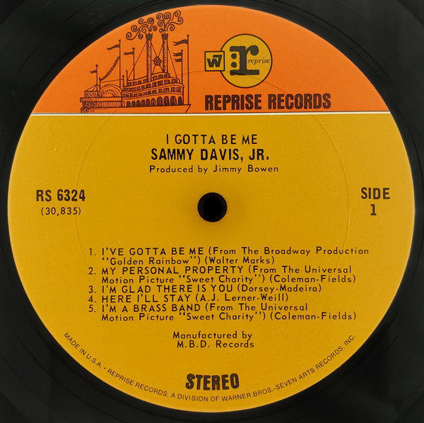 I've Gotta Be Me - secondary