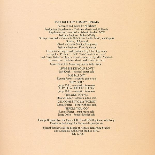 Livin' Inside Your Love - secondary