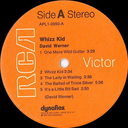 David Werner - Whizz Kid