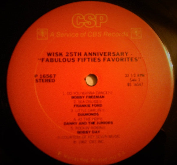 Wisk 25th Anniversary - "Fabulous Fifties Favorites" - secondary