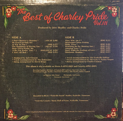 The Best Of Charley Pride Vol. III - secondary