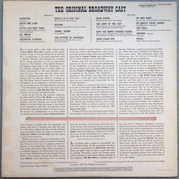 Jerry Bock, Sheldon Harnick, Various - Tenderloin - A New Musical Comedy (Original Broadway Cast Album)