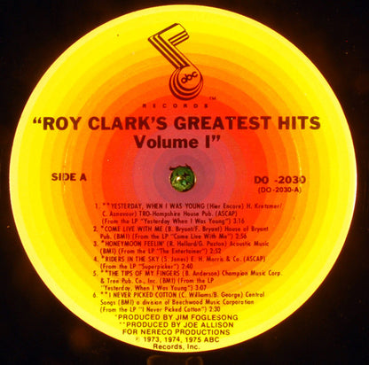 Roy Clark - Roy Clark's Greatest Hits Volume 1