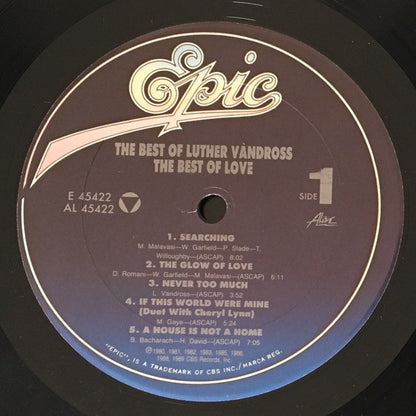 The Best Of Luther Vandross - The Best Of Love - secondary