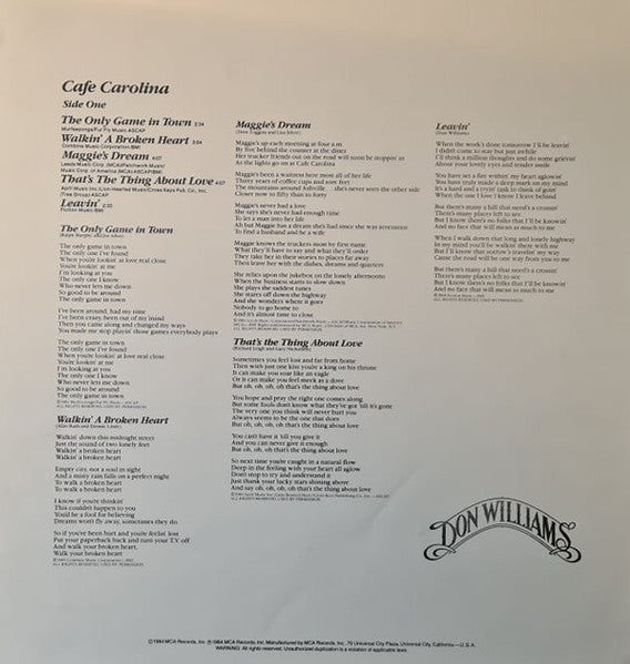 Cafe Carolina - secondary