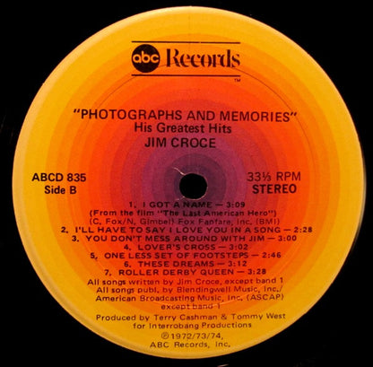 Jim Croce - Photographs & Memories: His Greatest Hits