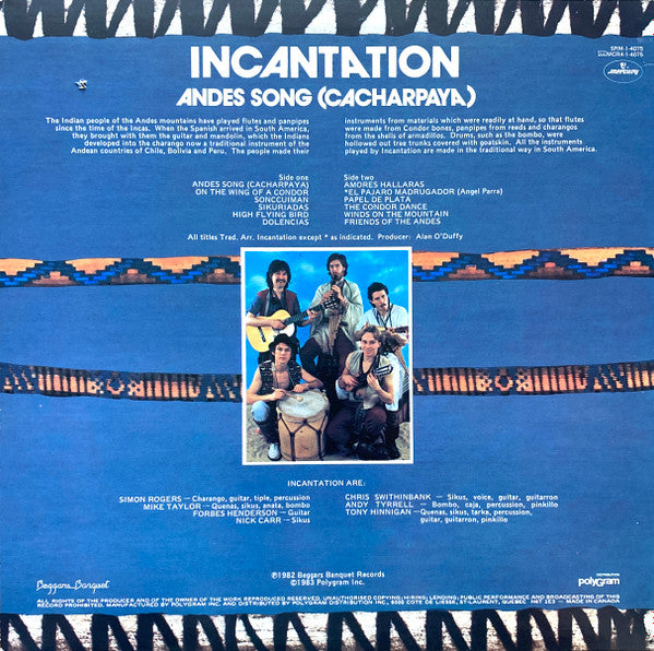 Incantation (2) - Andes Song (Cacharpaya)