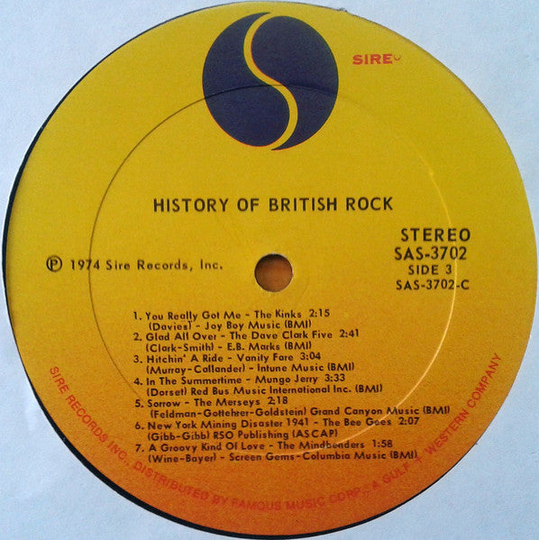 History Of British Rock - secondary