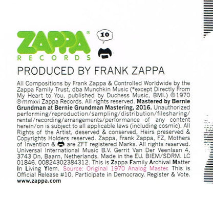 Weasels Ripped My Flesh - secondary