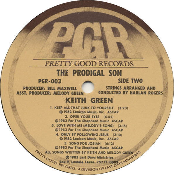 The Prodigal Son - secondary