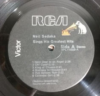 Neil Sedaka Sings His Greatest Hits - secondary