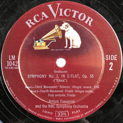 Ludwig van Beethoven, Arturo Toscanini, NBC Symphony Orchestra - Symphony No. 3 In E-Flat, Op. 55 ("Eroica")