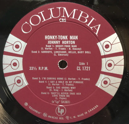 Johnny Horton - Honky-Tonk Man