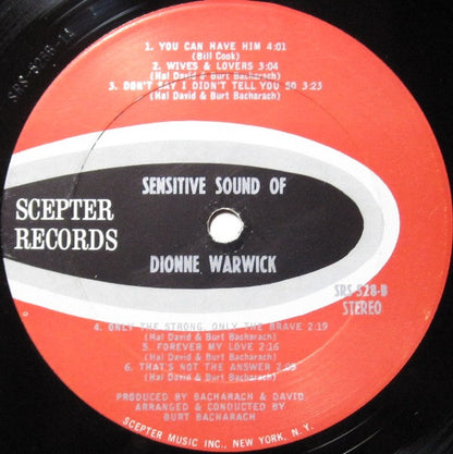 Dionne Warwick - The Sensitive Sound Of Dionne Warwick