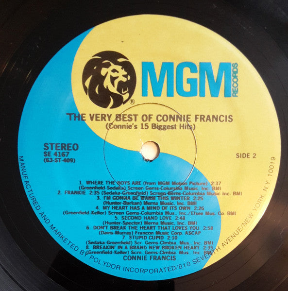 The Very Best Of Connie Francis - secondary