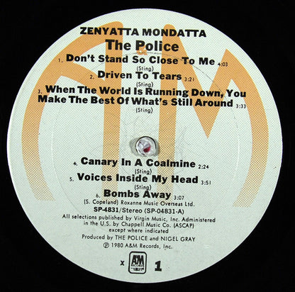 Zenyatta Mondatta - secondary