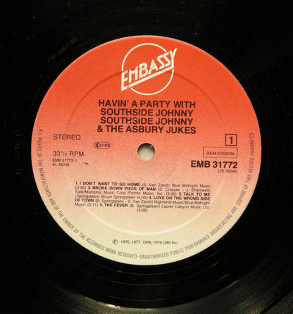 Southside Johnny & The Asbury Jukes - Havin' A Party With Southside Johnny