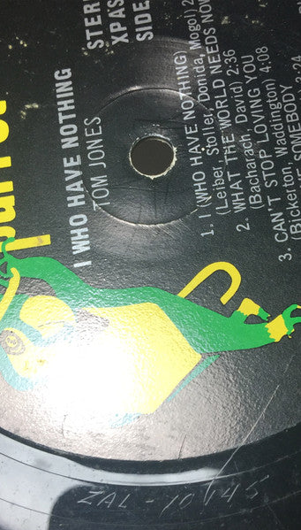 I (Who Have Nothing) - secondary