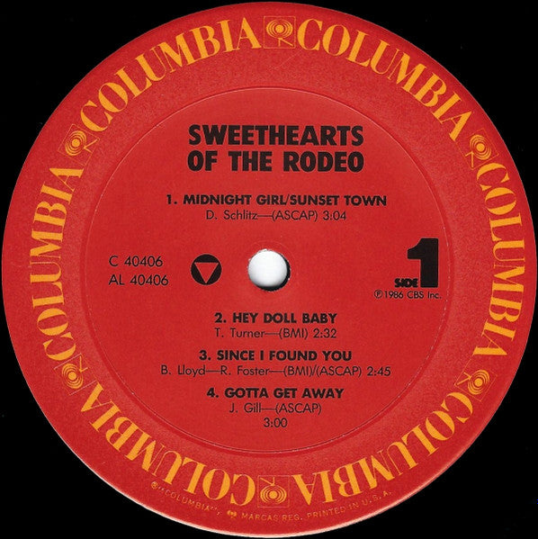 Sweethearts Of The Rodeo - secondary