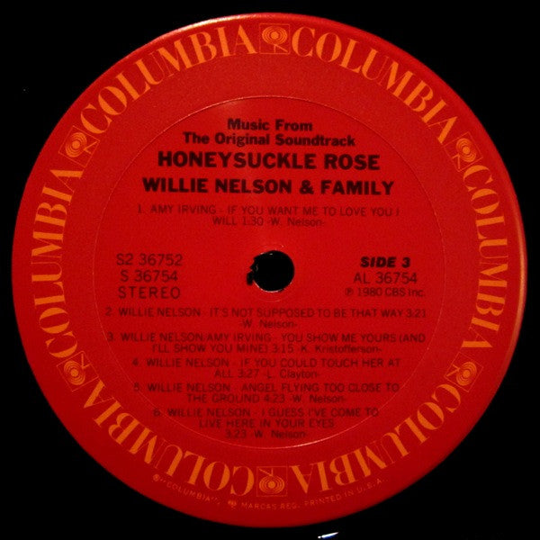 Willie Nelson & Family - Honeysuckle Rose (Music From The Original Soundtrack)
