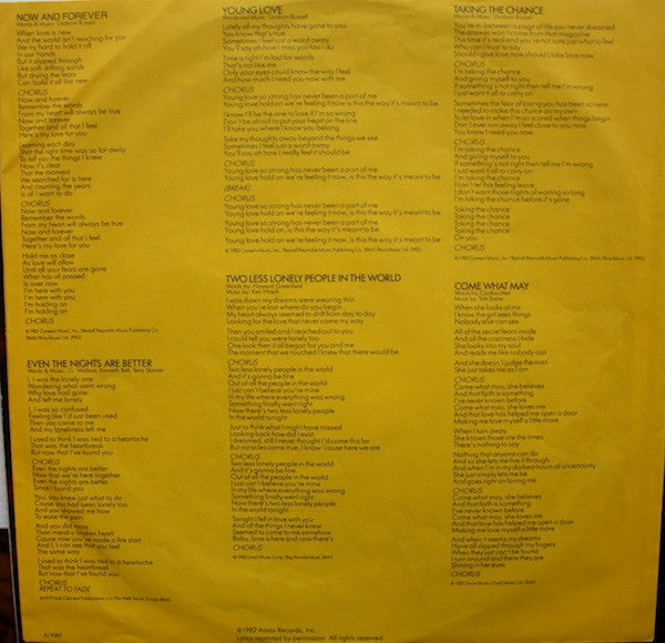 Air Supply - Now And Forever