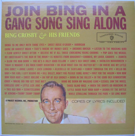 Bing Crosby & His Friends - Join Bing In A Gang Song Sing Along