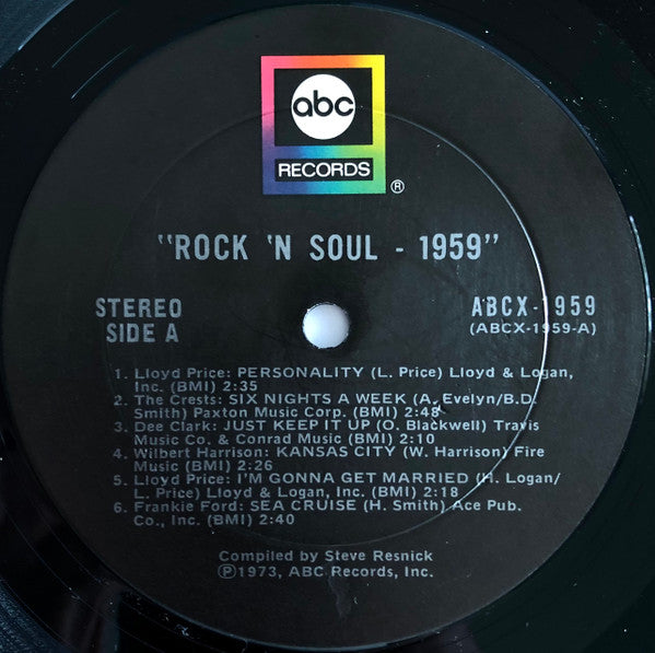 Rock 'N' Soul 1959 - secondary