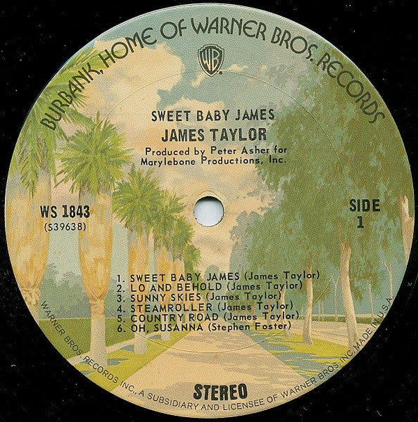 Sweet Baby James - secondary