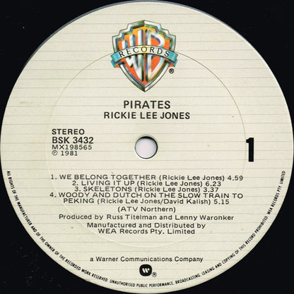 Rickie Lee Jones - Pirates