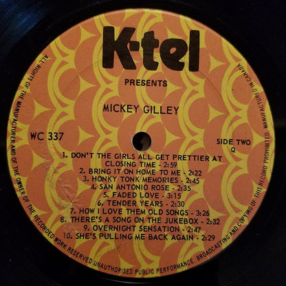 Mickey Gilley 20 Original Hits - secondary