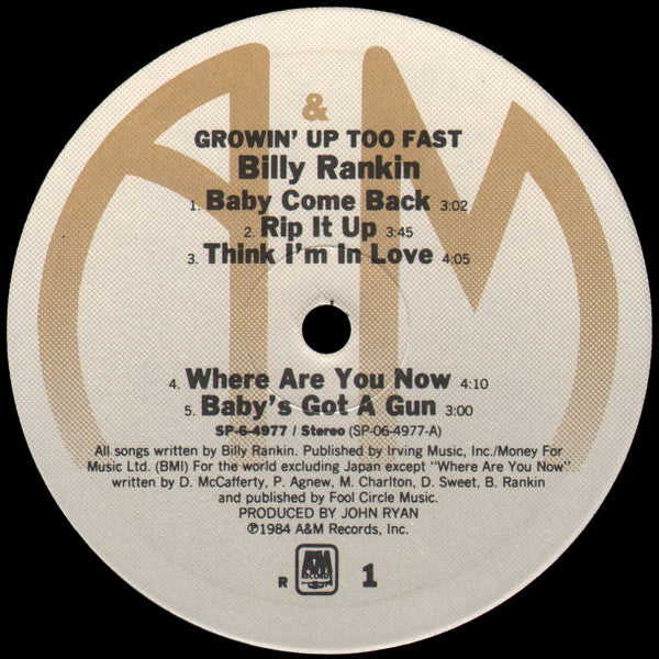 Growin' Up Too Fast - secondary