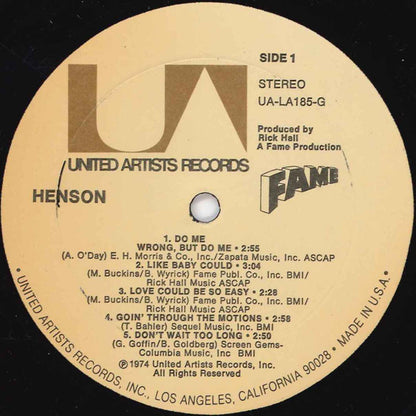 Henson - secondary