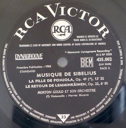 Jean Sibelius, Morton Gould And His Orchestra - Musique De Sibelius