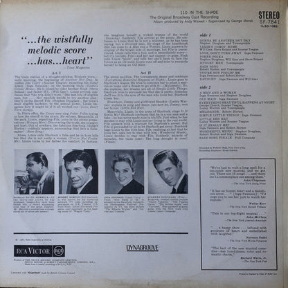 "110 In The Shade" Cast, Robert Horton, Inga Swenson, Stephen Douglass, Harvey Schmidt, Tom Jones - 110 In The Shade - The Original Broadway Cast