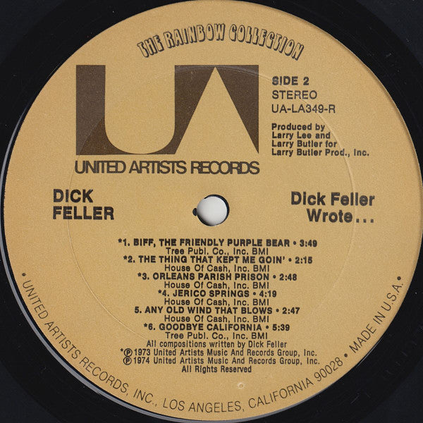 Dick Feller Wrote... - secondary