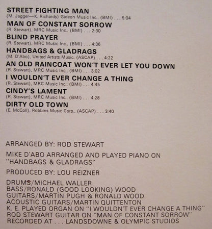 The Rod Stewart Album - secondary