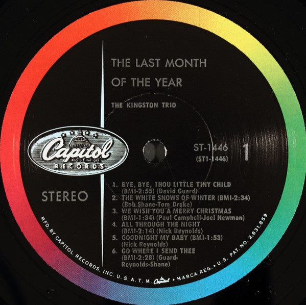 Kingston Trio - The Last Month Of The Year