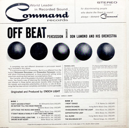 Don Lamond And His Orchestra - Off Beat Percussion