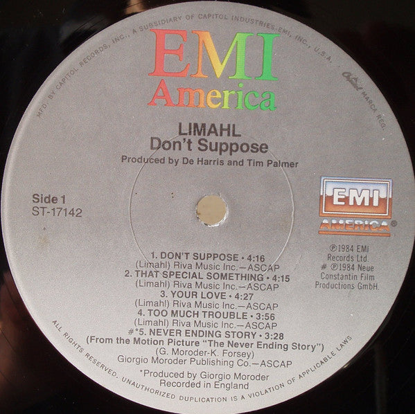 Don't Suppose - secondary