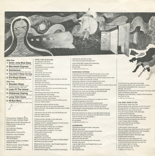 Crosby, Stills & Nash - secondary