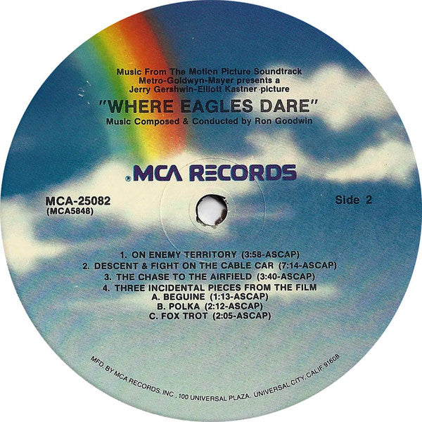 Ron Goodwin - Where Eagles Dare (Music From The Motion Picture Sound Track)