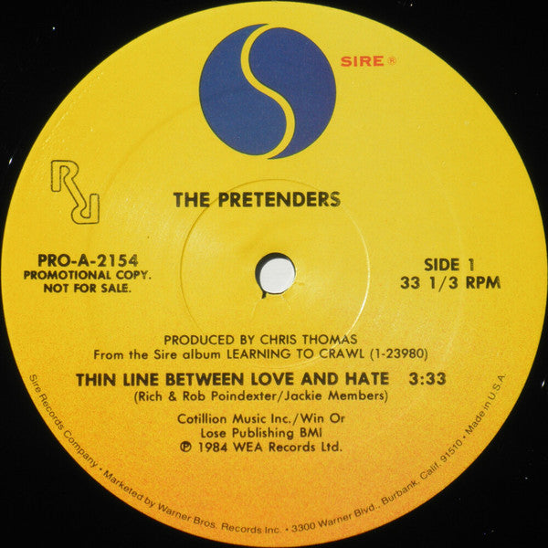 Thin Line Between Love And Hate - secondary