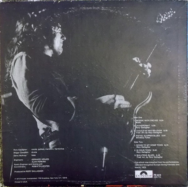 Rory Gallagher Live! - secondary