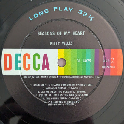 Kitty Wells - Seasons Of My Heart