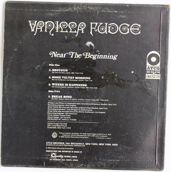 Vanilla Fudge - Near The Beginning