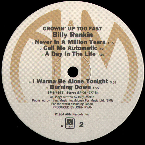 Growin' Up Too Fast - secondary