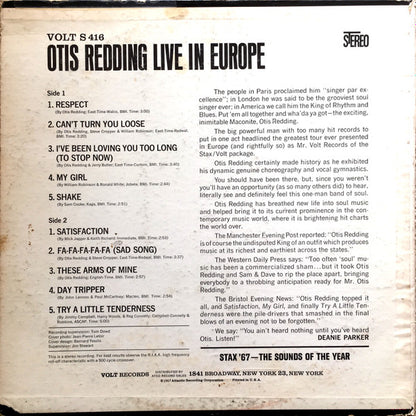 Otis Redding - Otis Redding Live In Europe