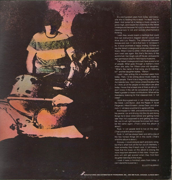 1969 Velvet Underground Live With Lou Reed - secondary