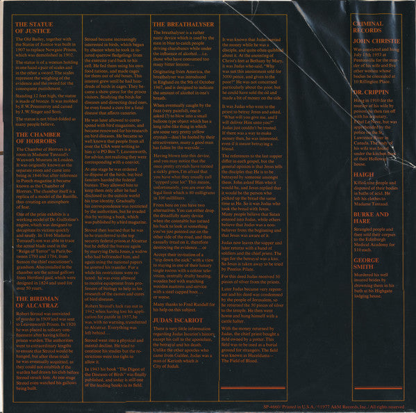 Rick Wakeman's Criminal Record - secondary